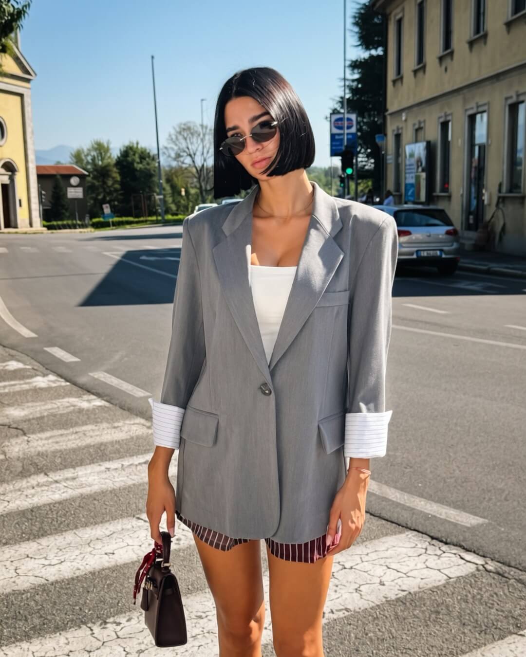 LUMINA Blazer Fred con apertura