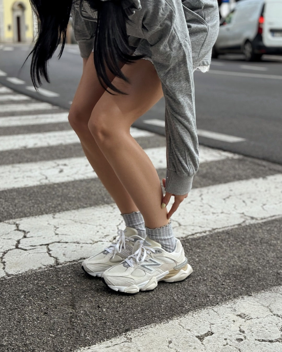 New Balance U9060WHT sea salt off white