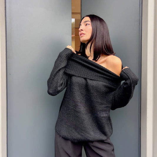 LM - Maglione Reverse nero