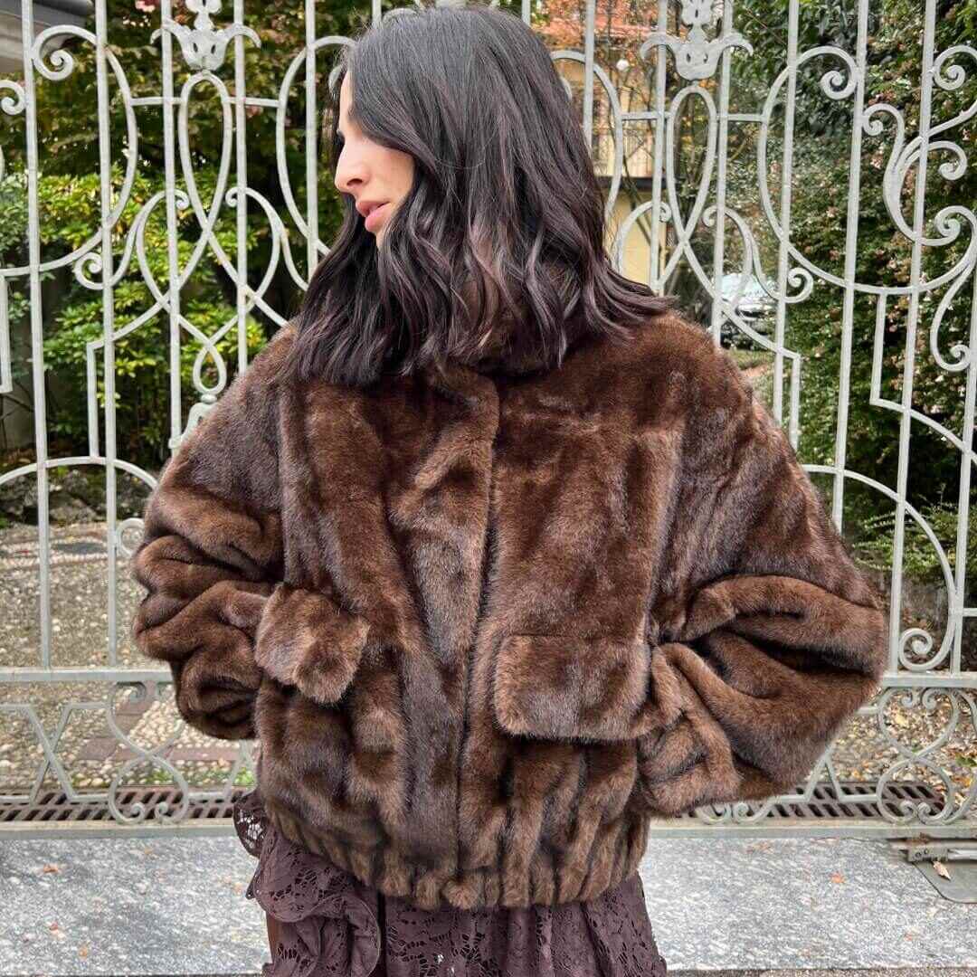 LM - Ecopelliccia Diana marrone