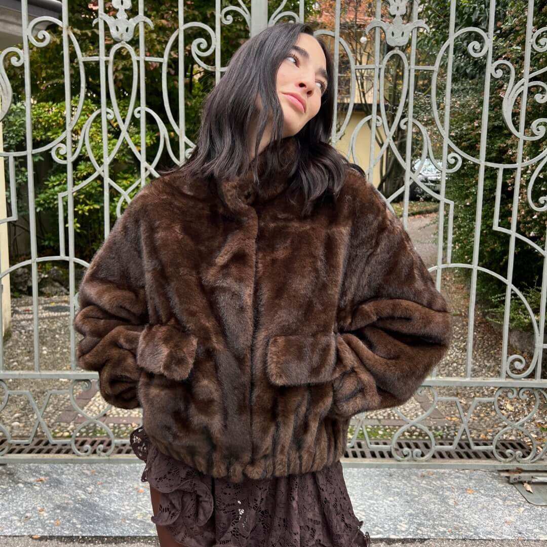 OF - Ecopelliccia Diana marrone