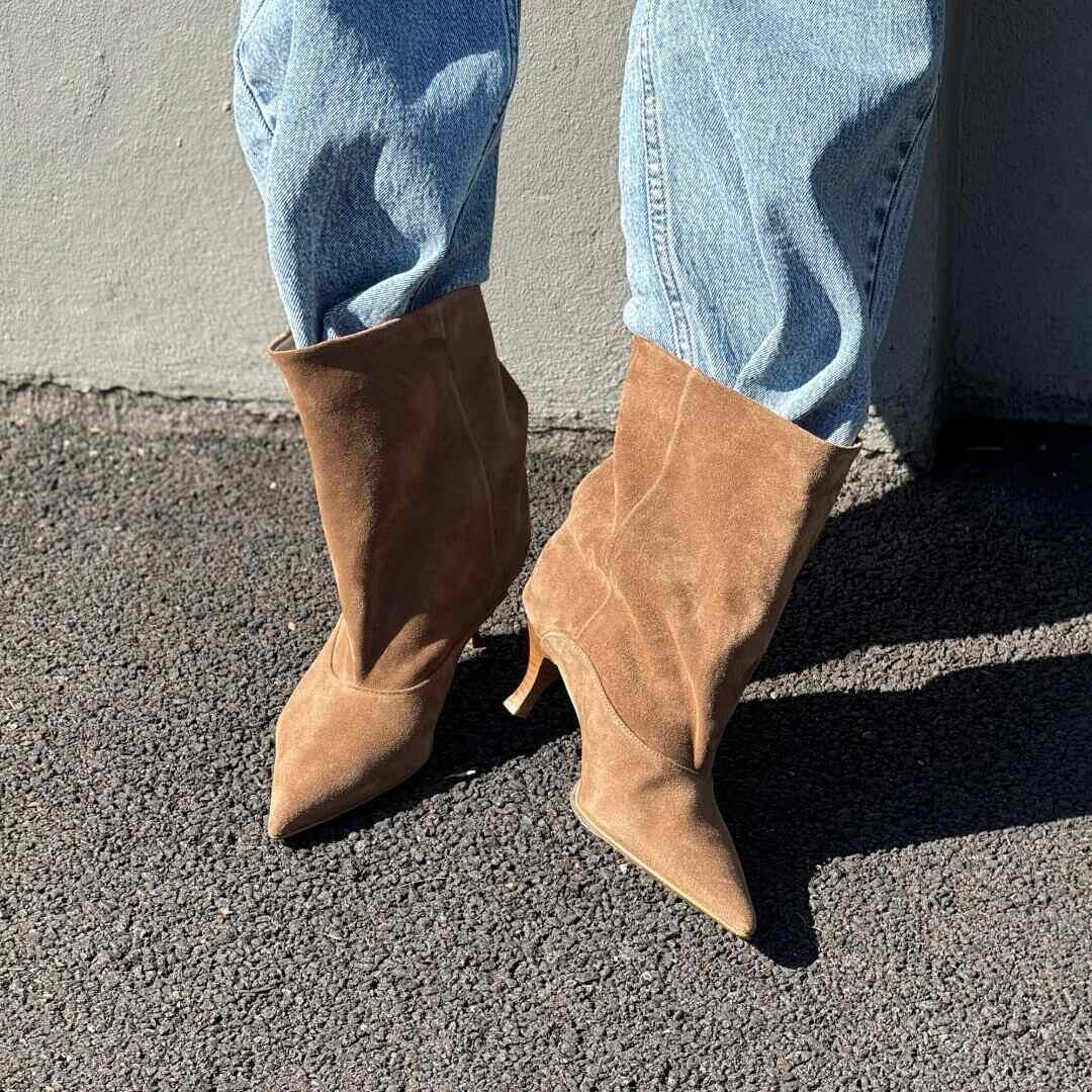 Tronchetto Cindy taupe