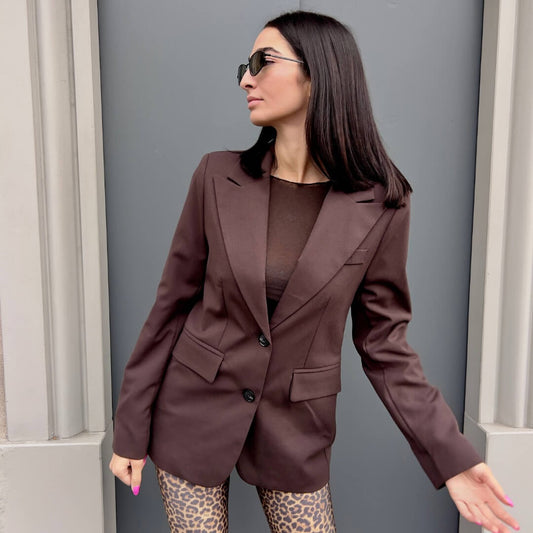 LM - LUMINA Blazer Shelly marrone