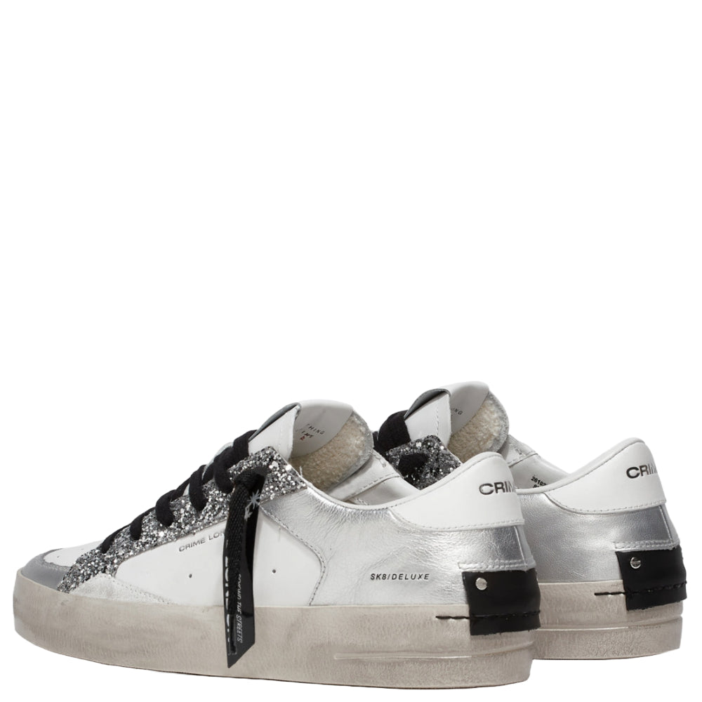 LM - Crime London Sk8 Deluxe Silver Glam