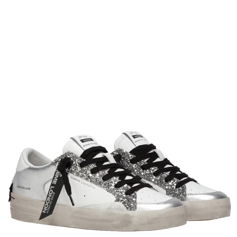 LM - Crime London Sk8 Deluxe Silver Glam