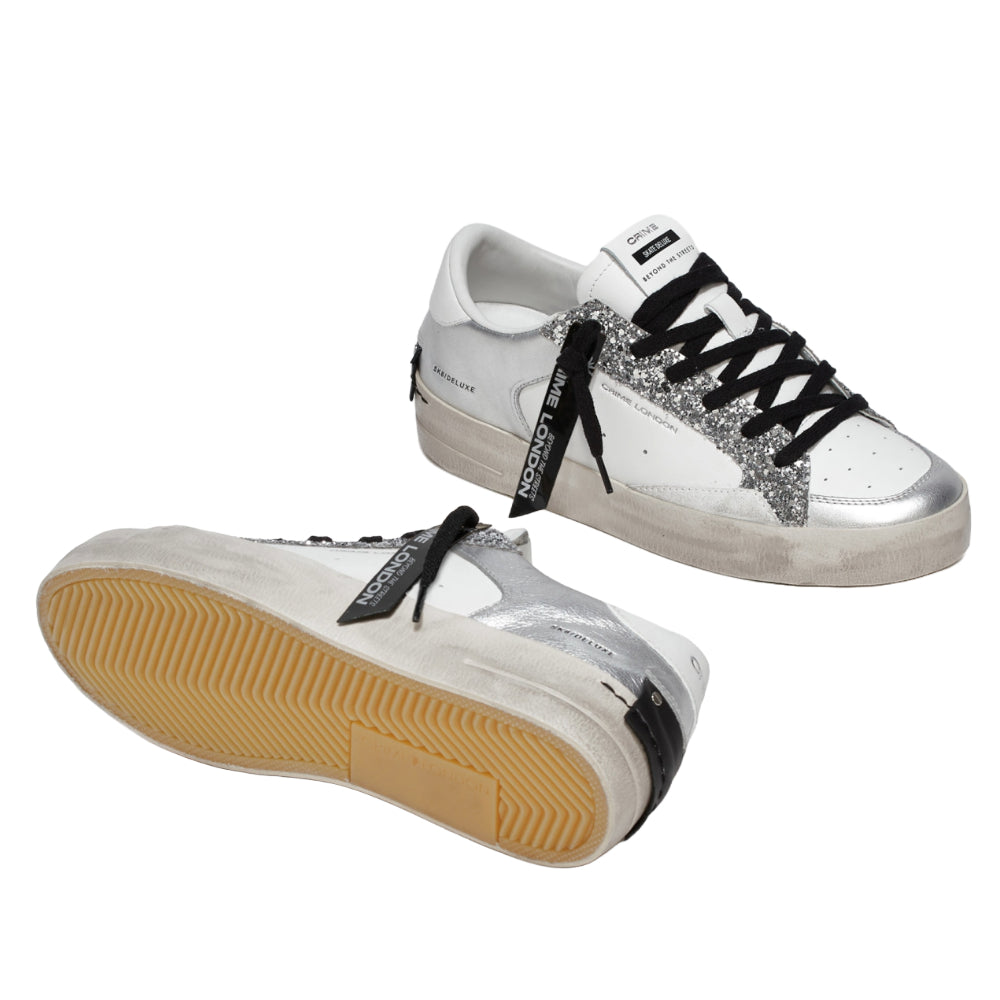 LM - Crime London Sk8 Deluxe Silver Glam