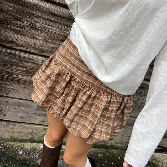 LM - Gonna Pablo tartan marrone