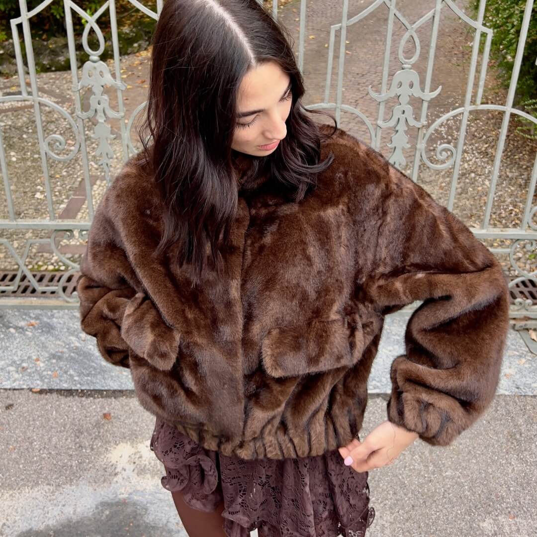 LM - Ecopelliccia Diana marrone