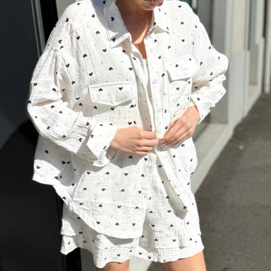 OF - Set Marty cuori neri