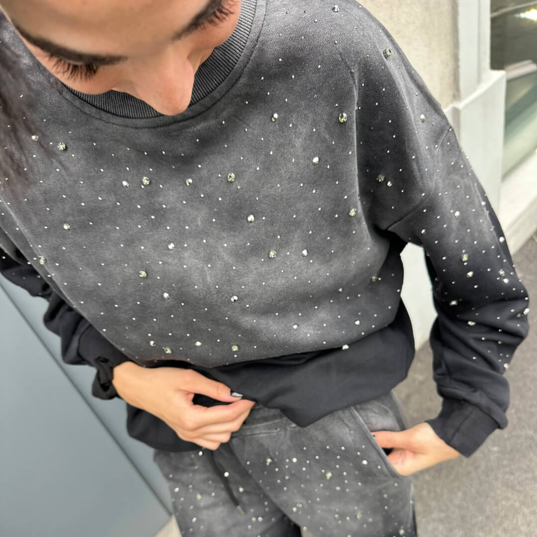 OF - Set tuta Mistique sfumato con pietre