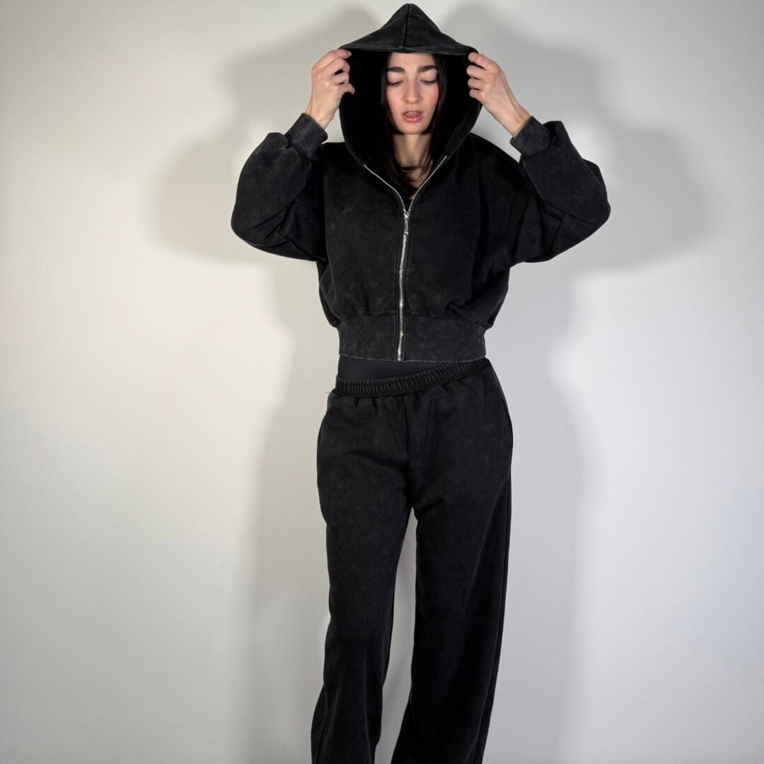 OF - Set tuta Dex nero