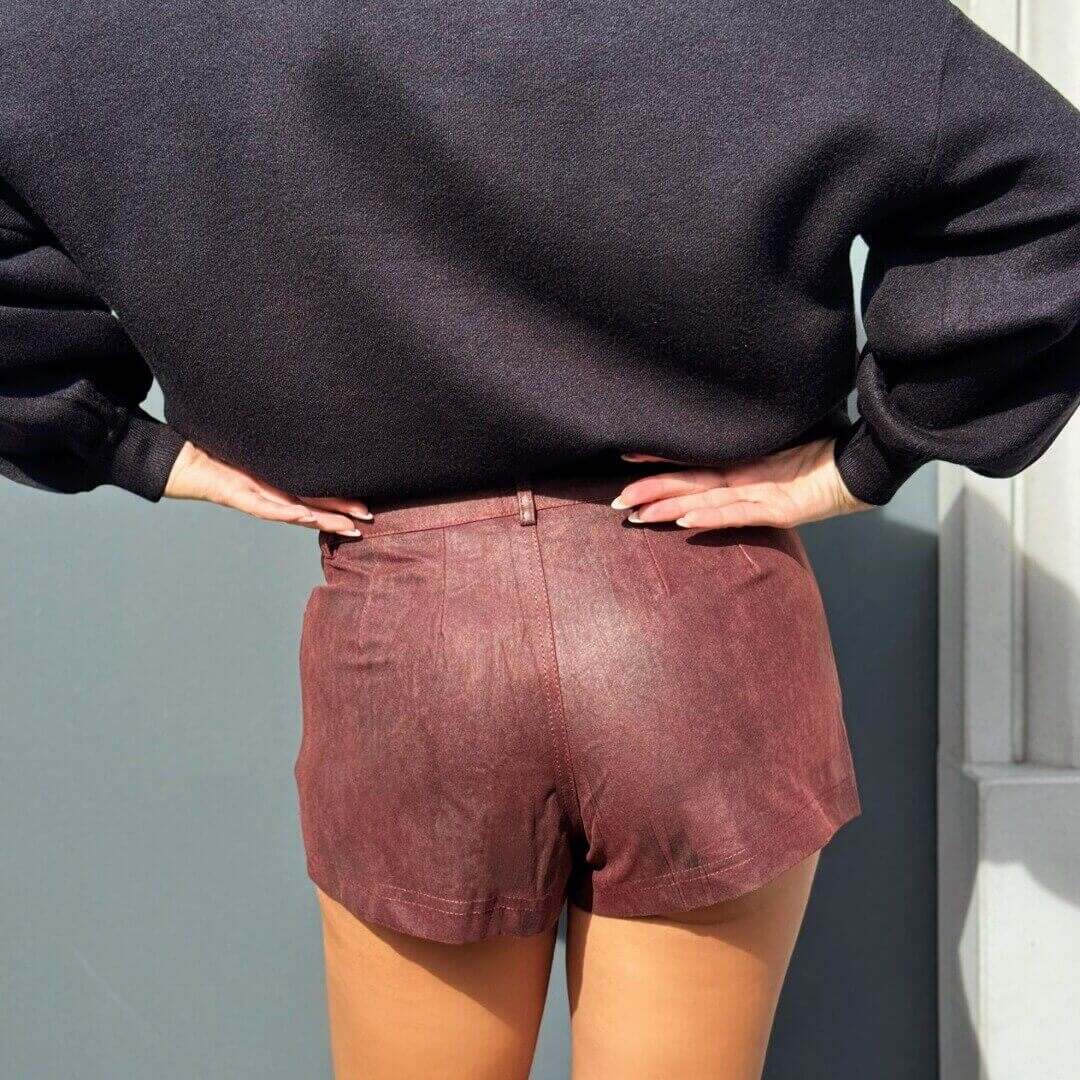 OF - Shorts Amber bordeaux