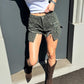 OF - Shorts Ester animalier verde