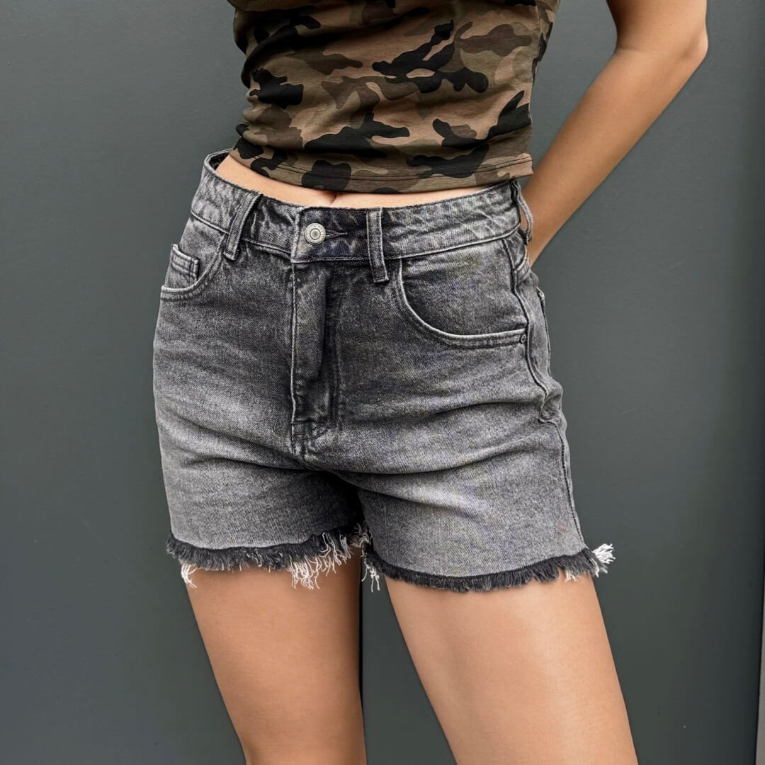 OF - Shorts Terry grigio vintage