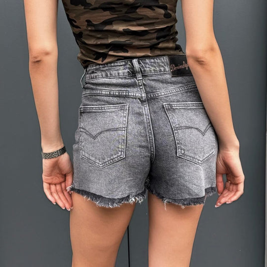 LM - Shorts Terry grigio vintage