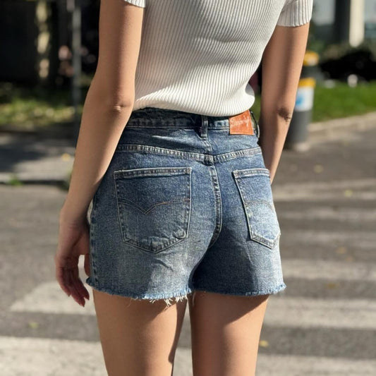OF - Shorts Terry denim blue