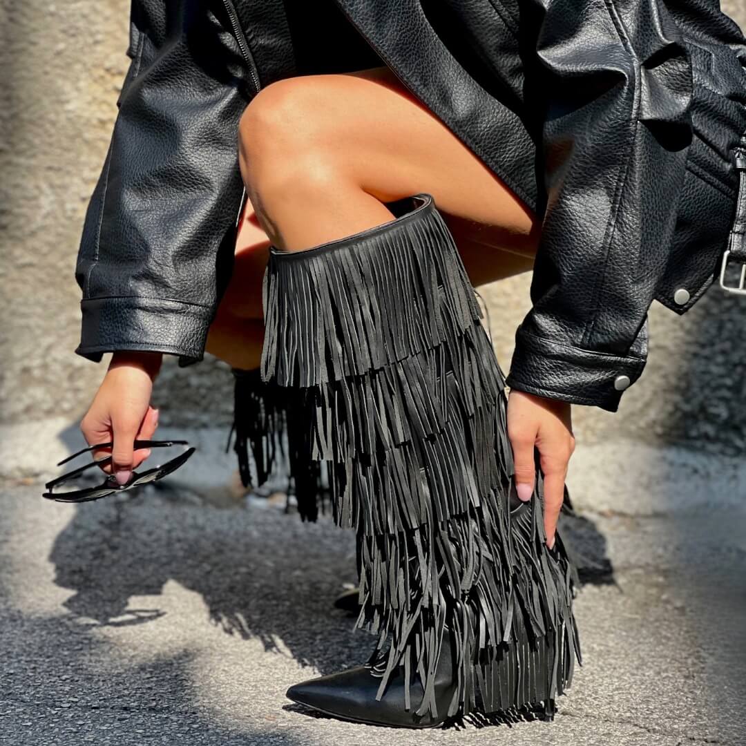 OF - Steve Madden Wanderlust black leather