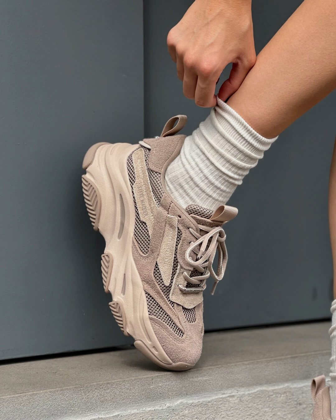 OF - Steve Madden Possession-e taupe/gry suede