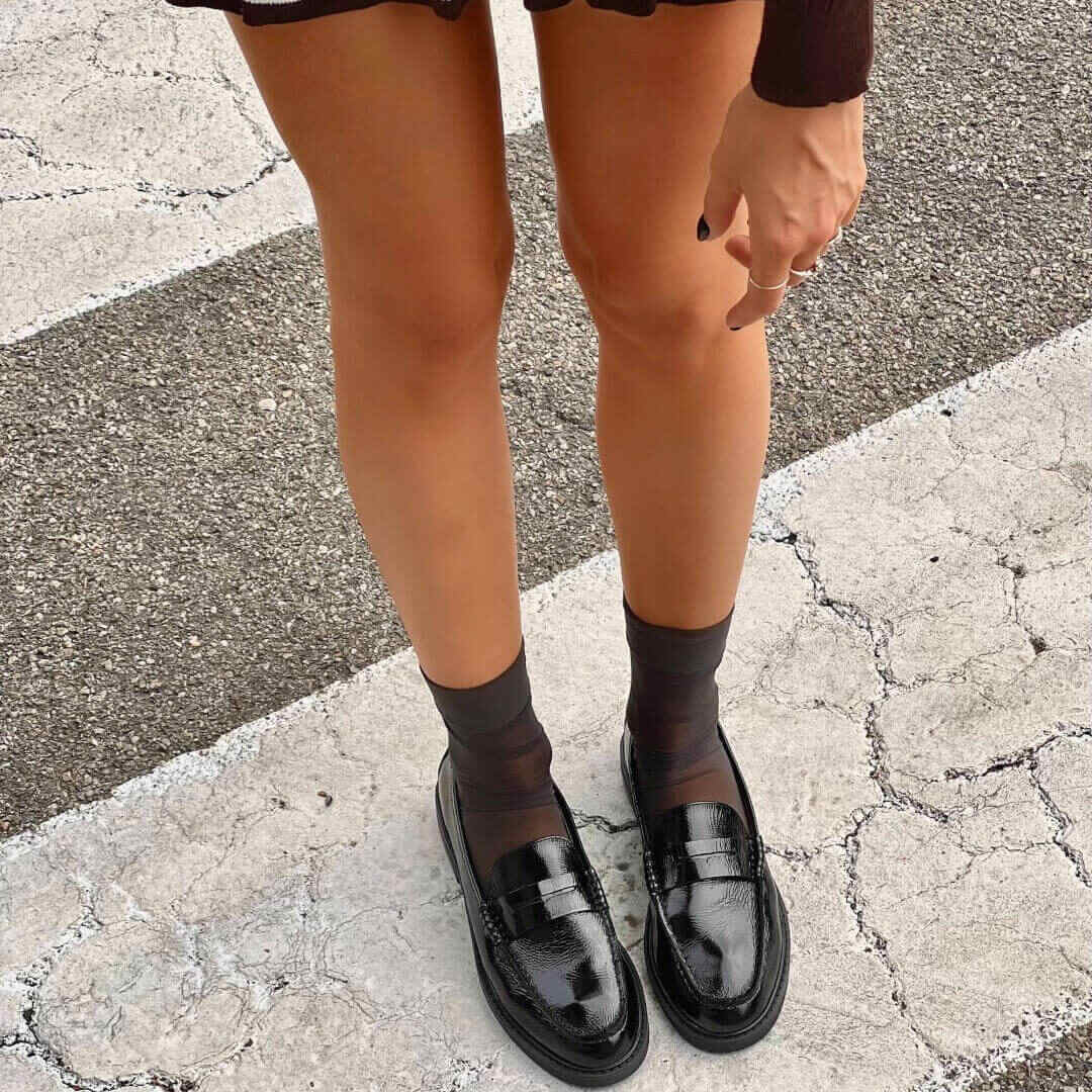 OF - Steve Madden Adison black leather