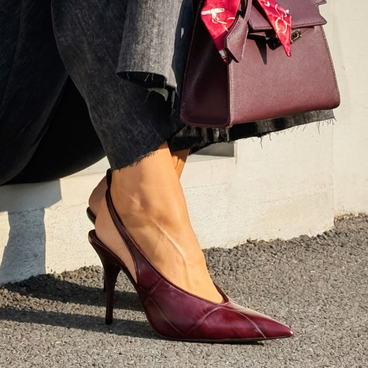OF - Steve Madden Andromeda burgundy croco