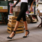 OF - Steve Madden Larina black satin