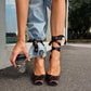 OF - Steve Madden Larina dark brown satin