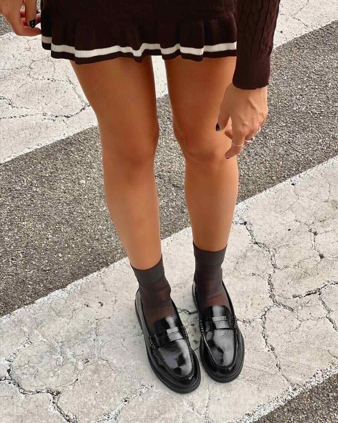 OF - Steve Madden Adison black leather