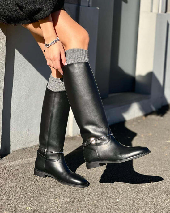 OF - Stivale Dodi nero con morsetto