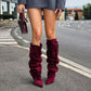 OF - Stivale Alessandra camoscio bordeaux