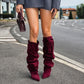 OF - Stivale Alessandra camoscio bordeaux