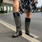OF - Stivale Lara grigio vintage con borchie