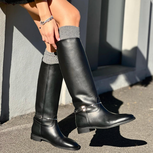 OF - Stivale Dodi nero con morsetto