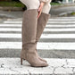 OF - Stivale Megan velour beige