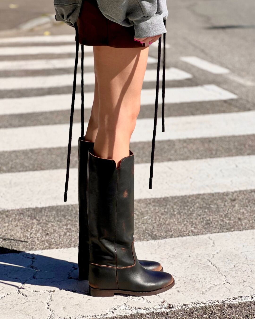 OF - Stivale Philadelphia marrone