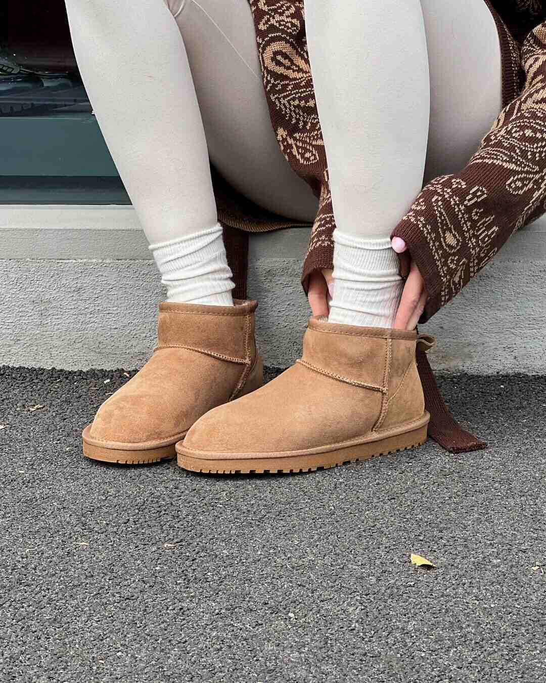 OF - Stivaletto Sweety suede camel