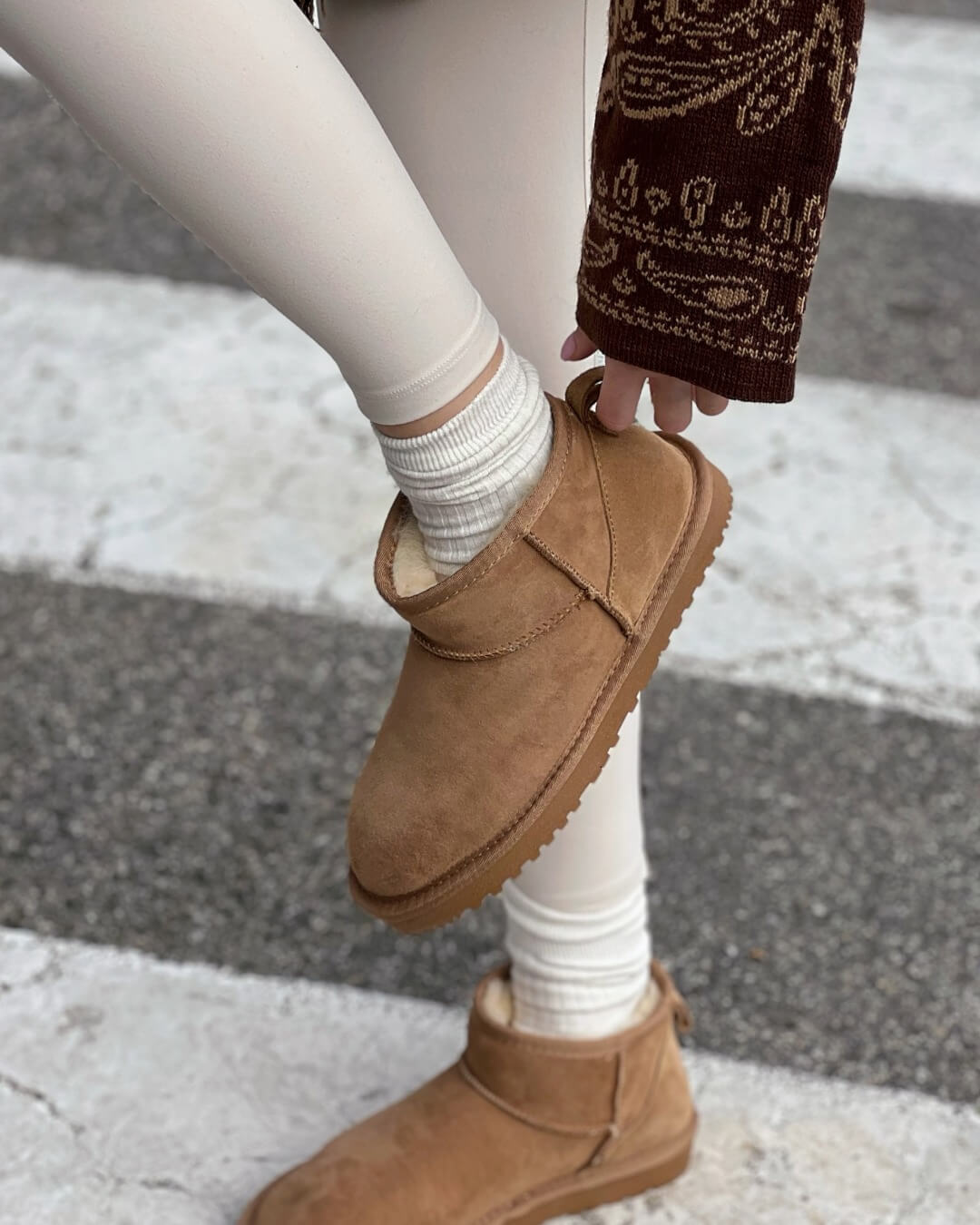 OF - Stivaletto Sweety suede camel