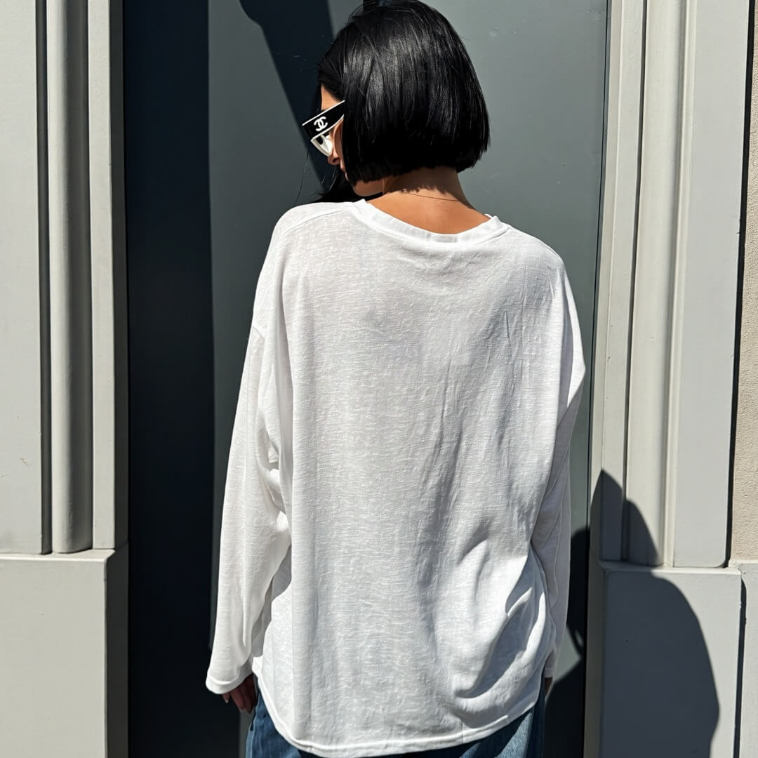 OF - T-shirt Ully bianco