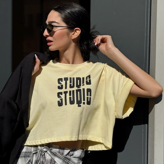 LM - T-shirt Studio limone