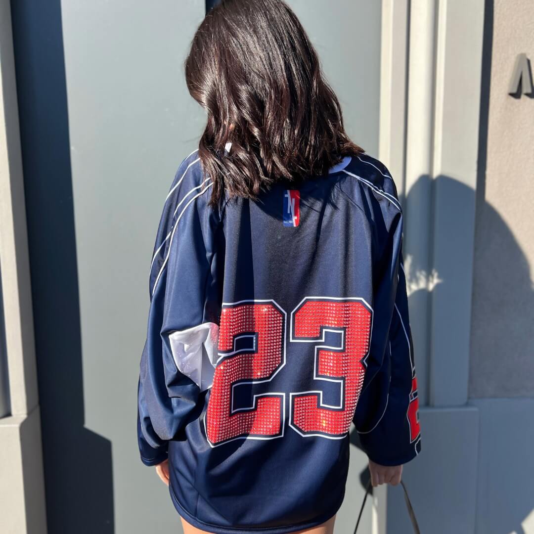 OF - T-shirt Rich blue red