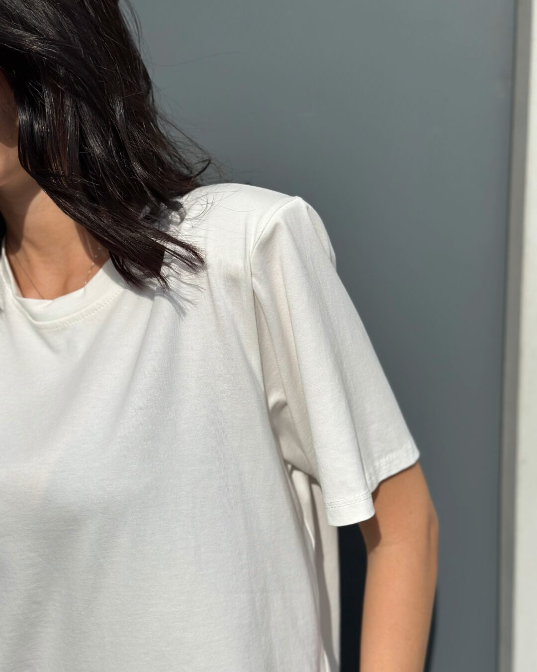 OF - T-shirt over North bianco