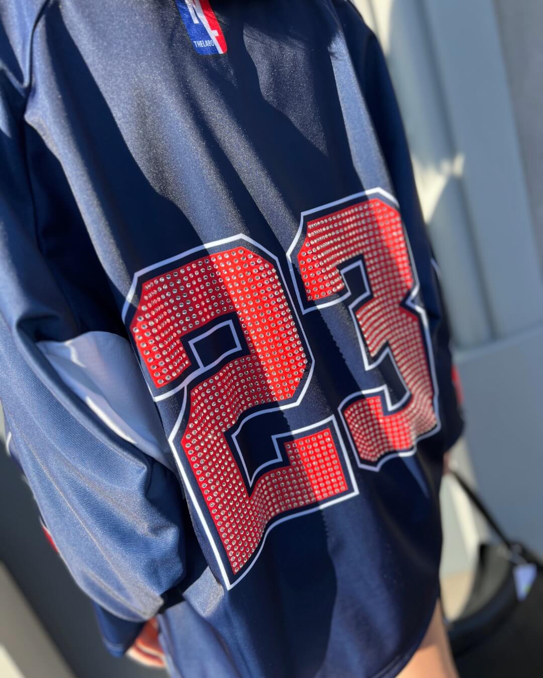 OF - T-shirt Rich blue red