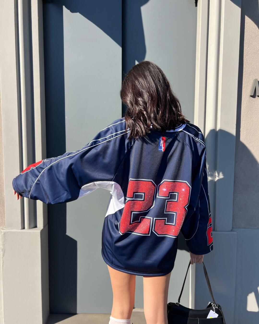 OF - T-shirt Rich blue red