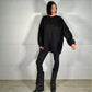 LM - TPN Felpa Yelm con inserti strass e paillettes