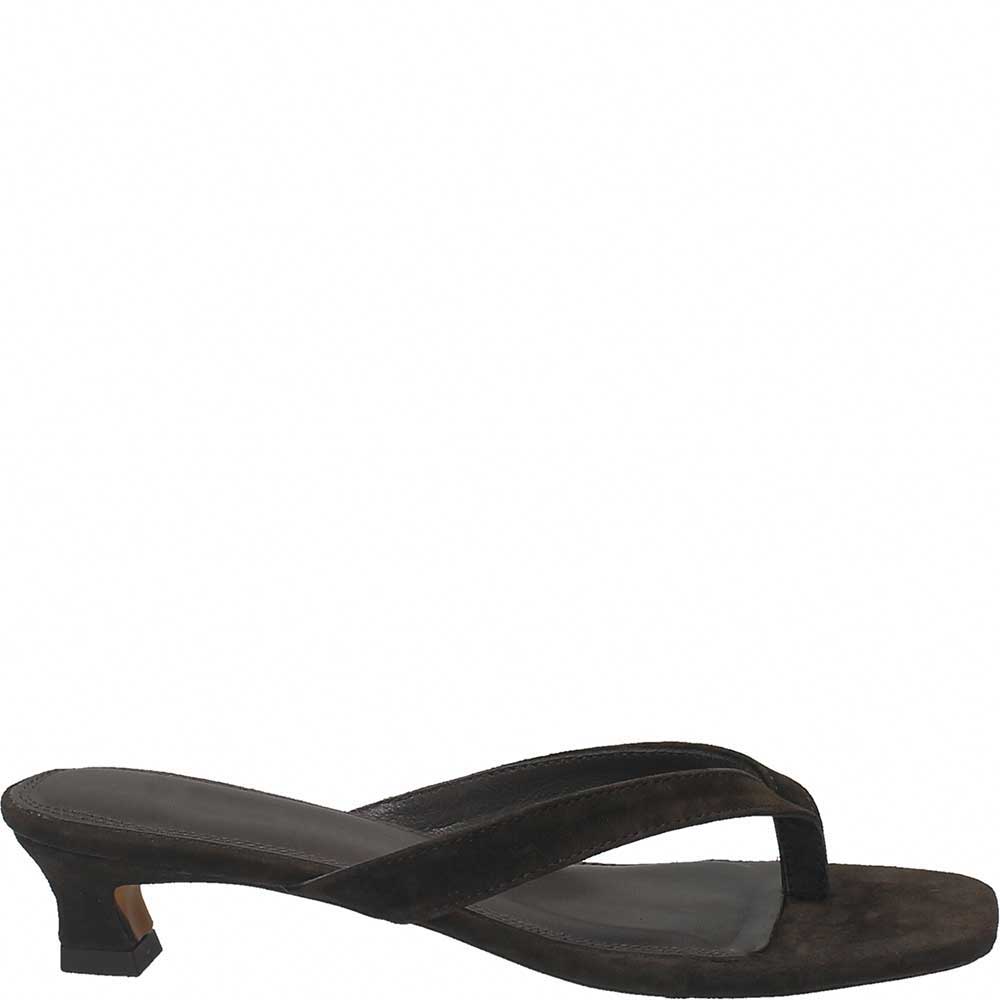 LM - Tacco Trey infradito camoscio testa di moro