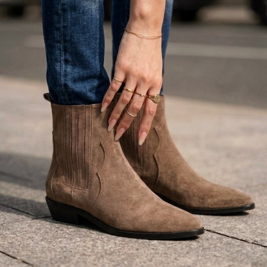 OF - Texano Rue camoscio taupe
