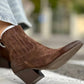 OF - Texano Jean suede testa di moro