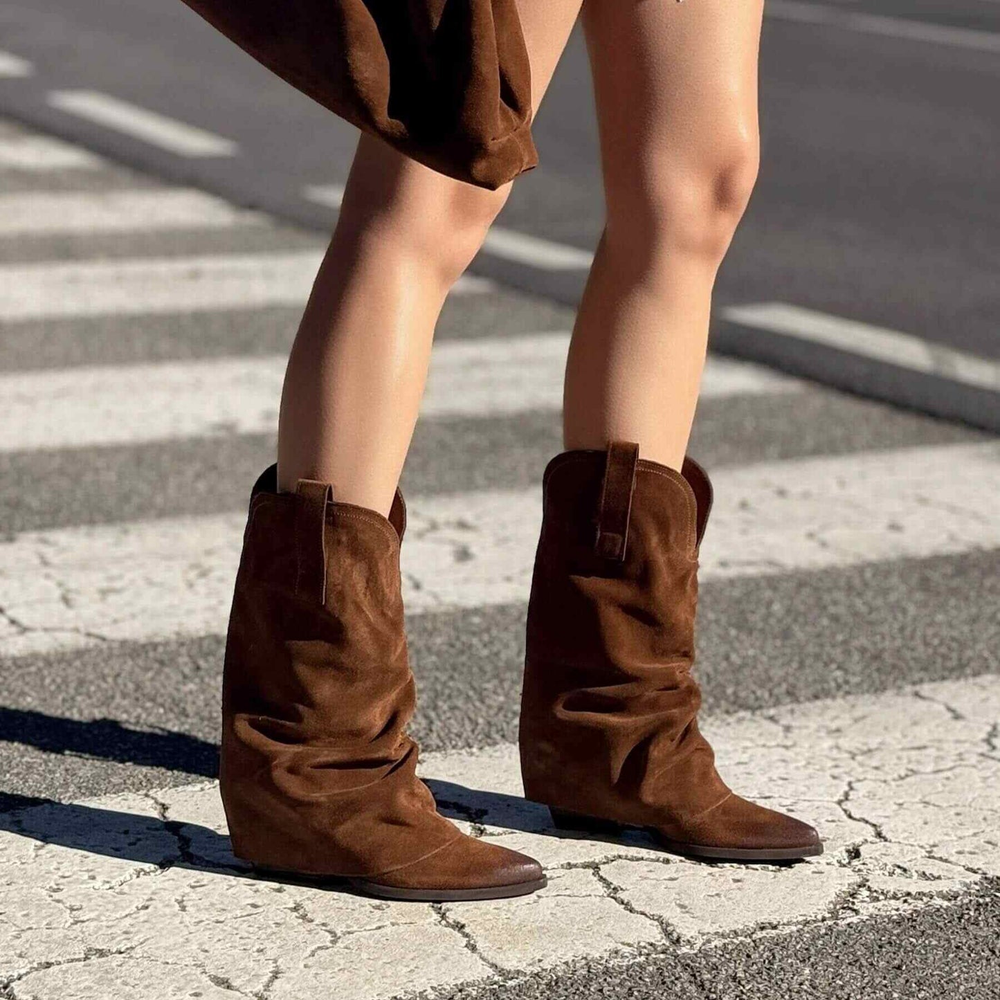 OF - Texano Rauw cuoio