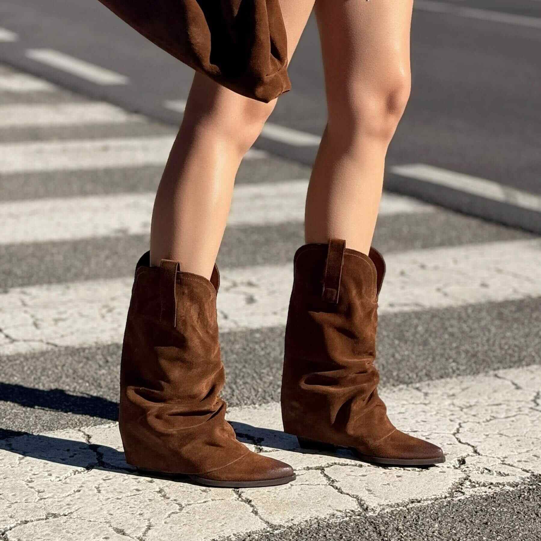 OF - Texano Rauw cuoio