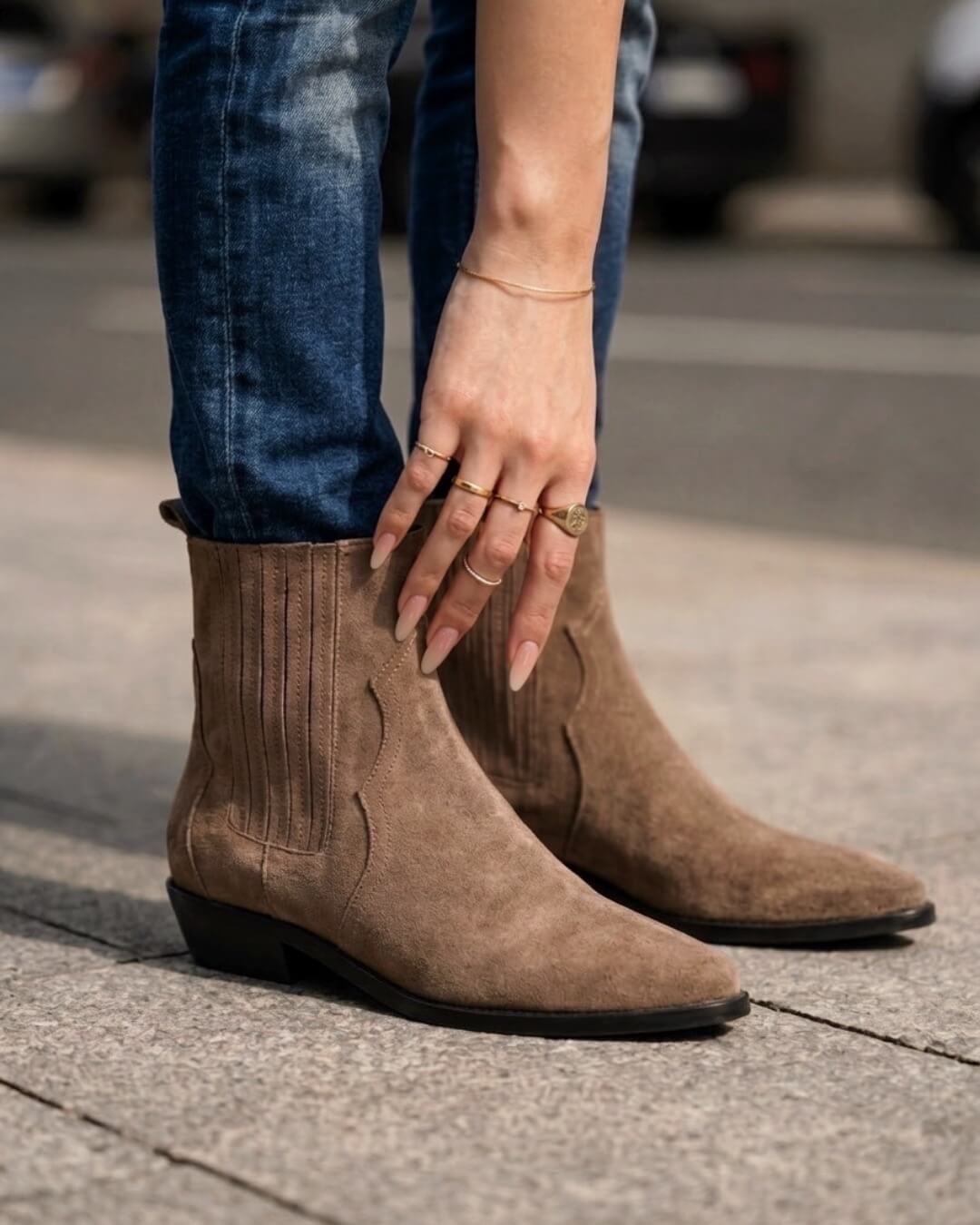 OF - Texano Rue camoscio taupe