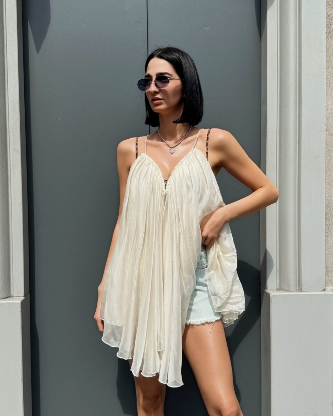 OF - Top Tristan beige